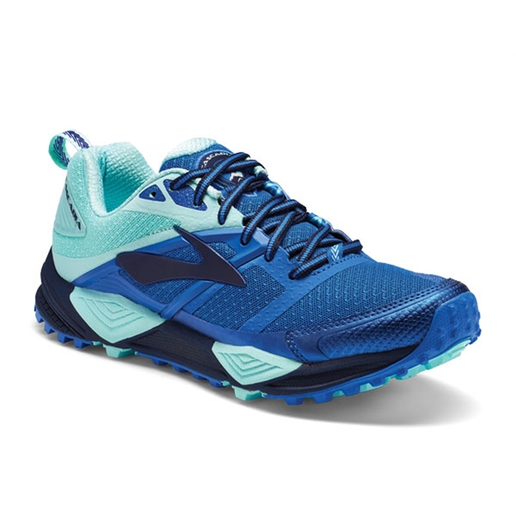 brooks Women's Cascadia 12 Navy / Blue / Mint