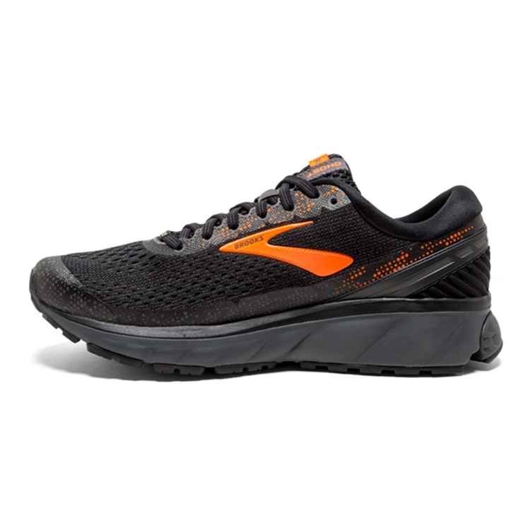 brooks Men\'s Ghost GTX 11 Black / Orange / Ebony