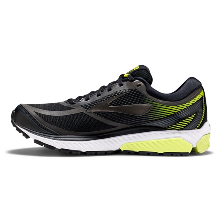 brooks Men\'s Ghost 10 GTX Black / Ebony / Lime Popsicle