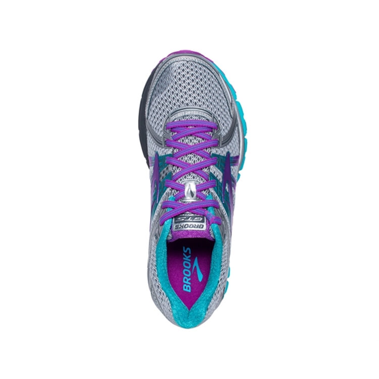 brooks Women\'s Adrenaline GTS 17 Silver / Purple / Bluebird