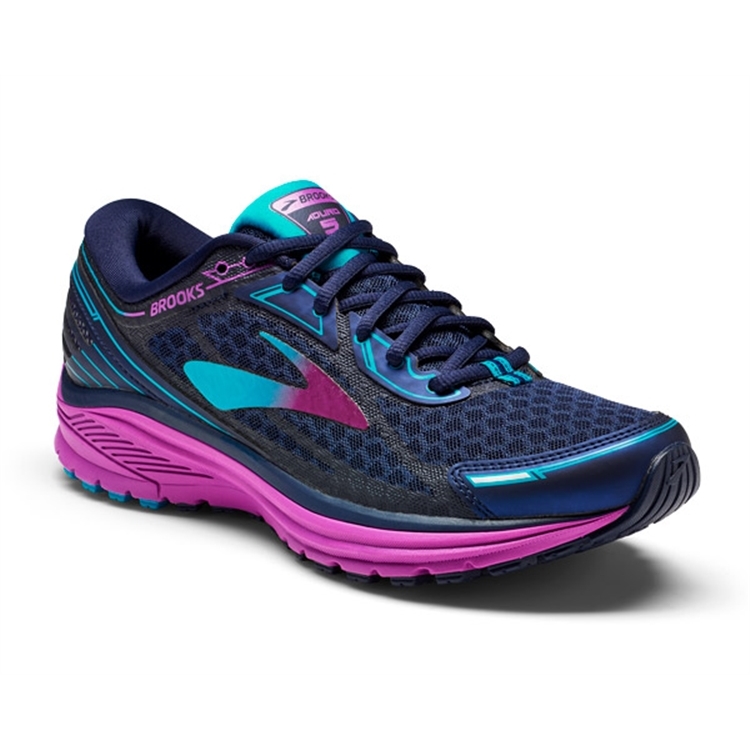 brooks Women\'s Aduro 5 Evening Blue / Purple Cactus