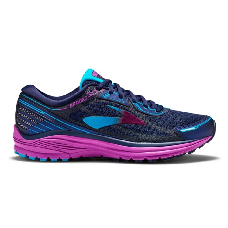 brooks Women\'s Aduro 5 Evening Blue / Purple Cactus