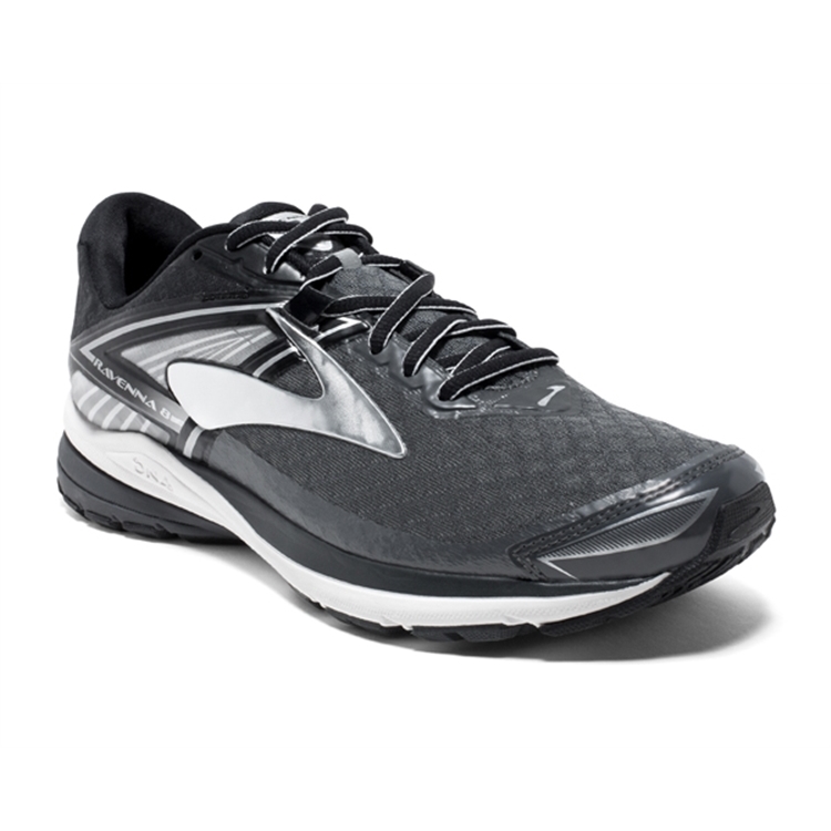 brooks Men\'s Ravenna 8 Anthracite / Silver / Black