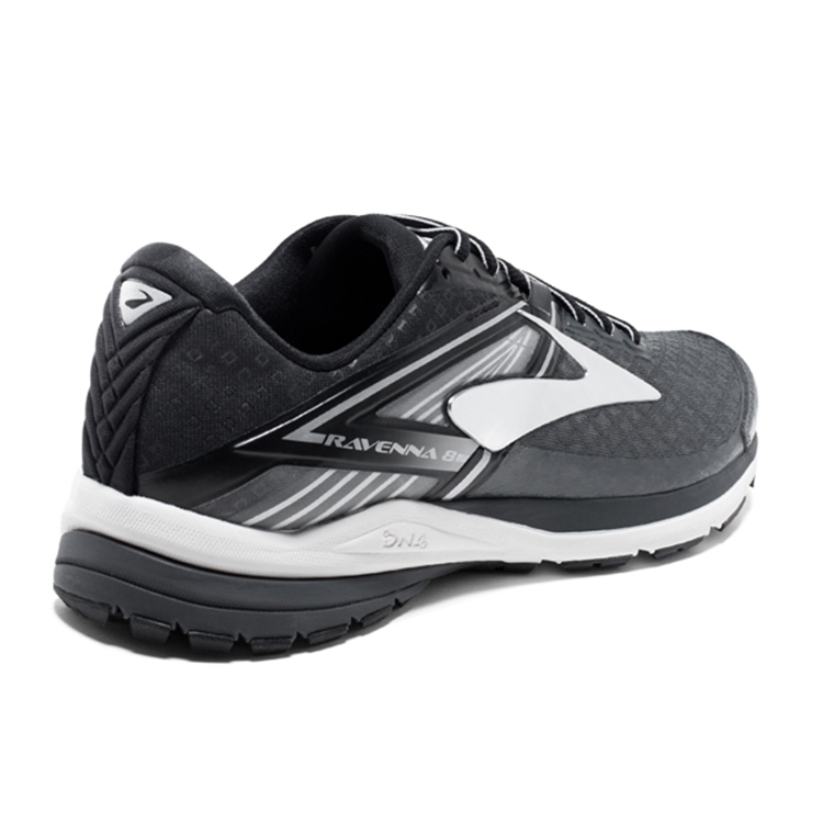 brooks Men\'s Ravenna 8 Anthracite / Silver / Black