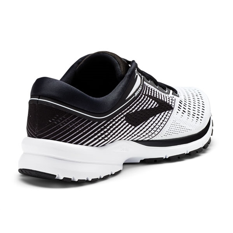 brooks Men\'s Launch 5 White / Black / White