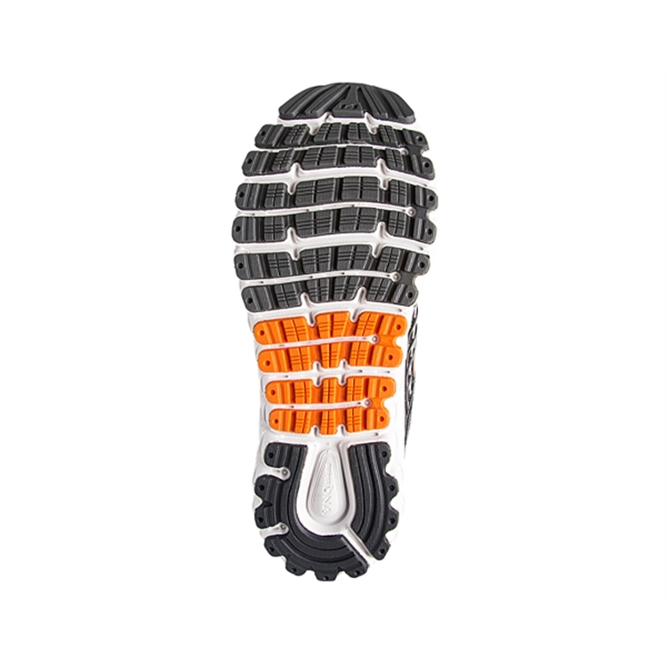 brooks Men\'s Glycerin 14 Anthracite / Orange / Black