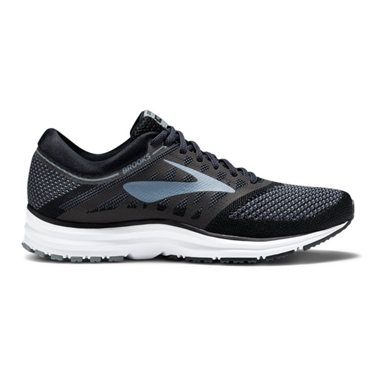 brooks Men\'s Revel Black / Anthracite/grey