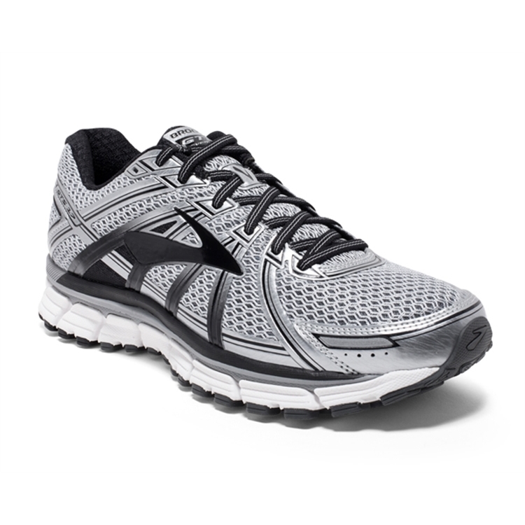 brooks Men\'s Adrenaline GTS 17 Silver / Black / Anthracite