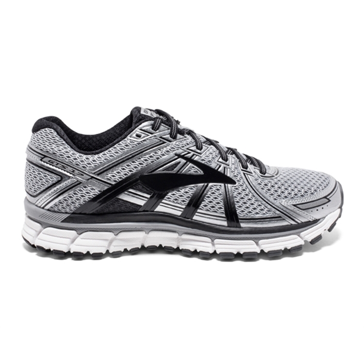 brooks Men\'s Adrenaline GTS 17 Silver / Black / Anthracite