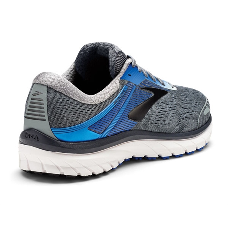 brooks Men\'s Adrenaline GTS 18 Grey / Blue / Black